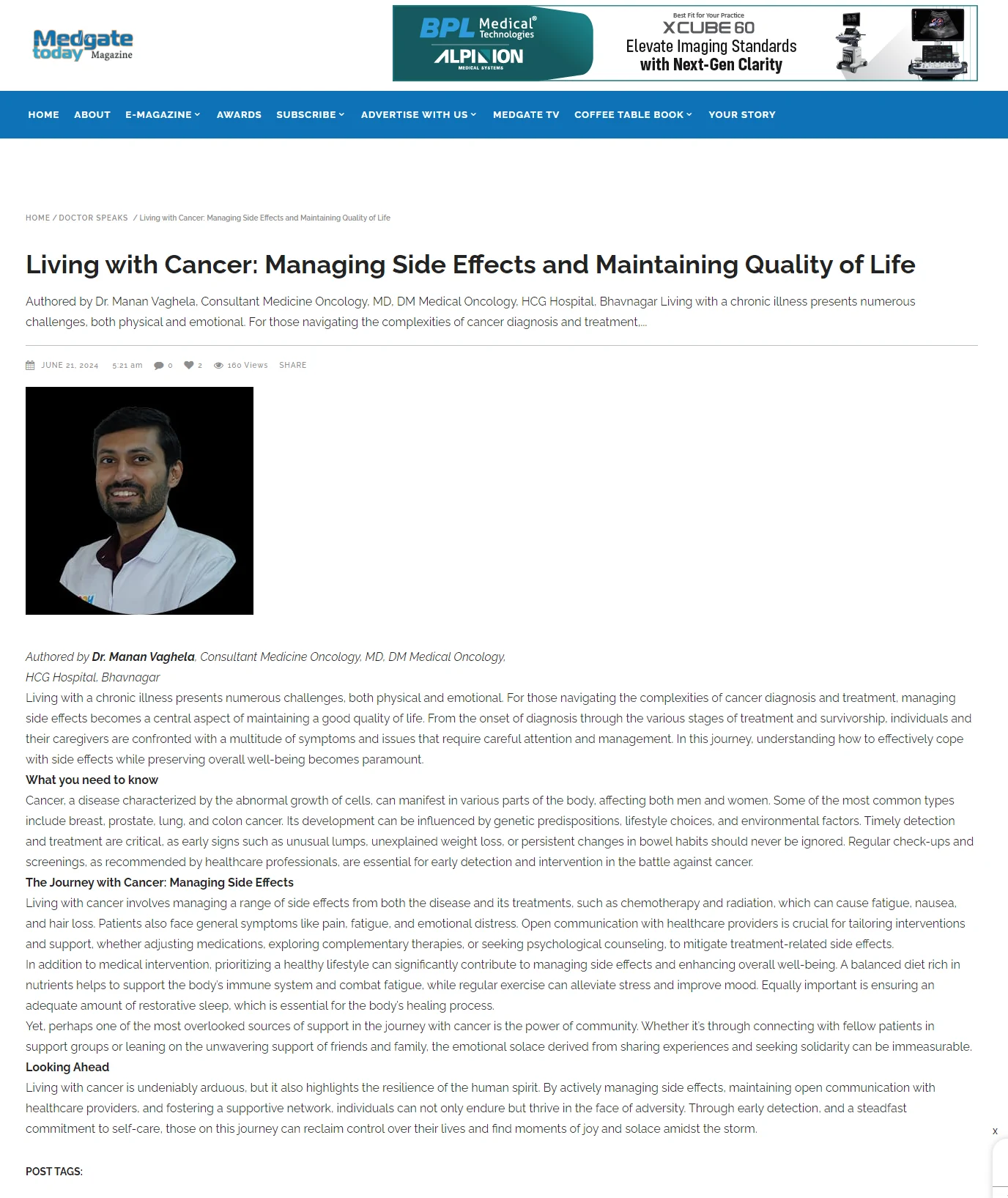 Living with Cancer: Managing Side Effects and Maintaining Quality of Life