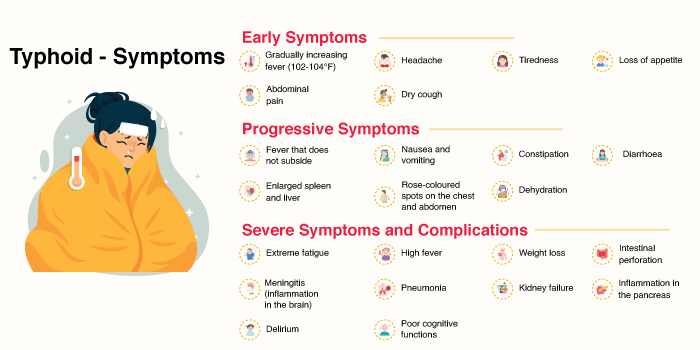 Typhoid - Symptoms